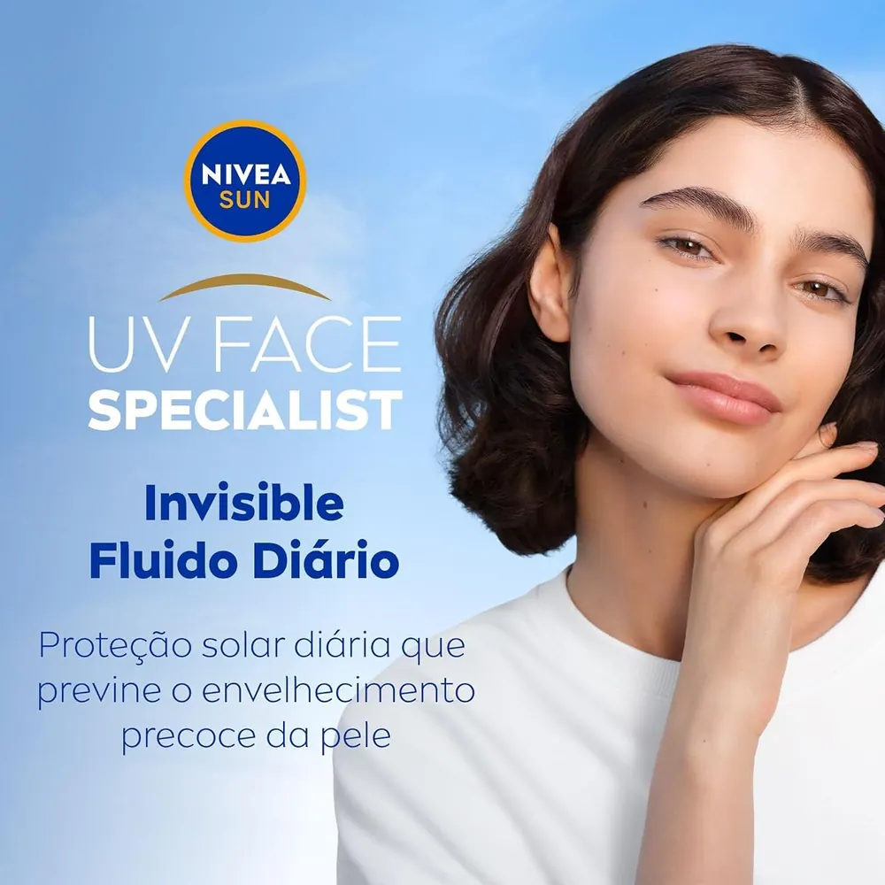NIVEA Sun Protetor Solar Facial UV Face Specialist Invisible FPS 70 40ml