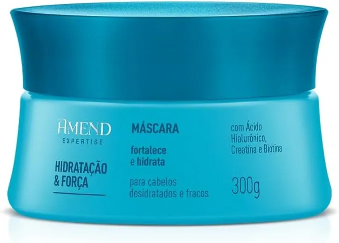 Amend Expertise Hidratação & Força Máscara com Ácido Hialurônico 300g