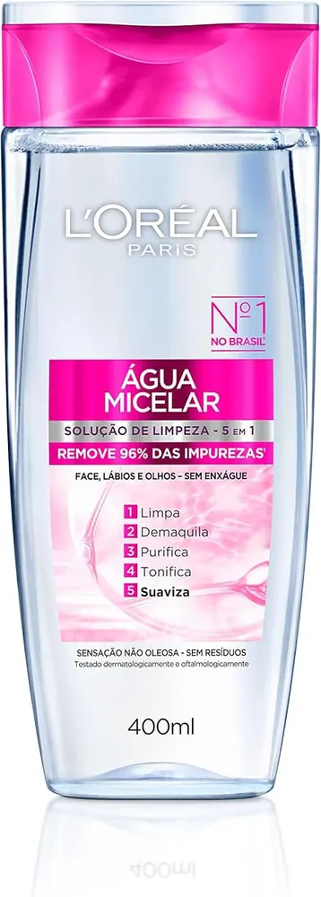 L'Oréal Paris Dermo Expertise Água Micelar Purificante 5 em 1 400ml