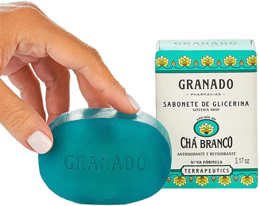 Granado Sabonete em Barra Terrapeutics Chá Branco - Kit 12 x 90g