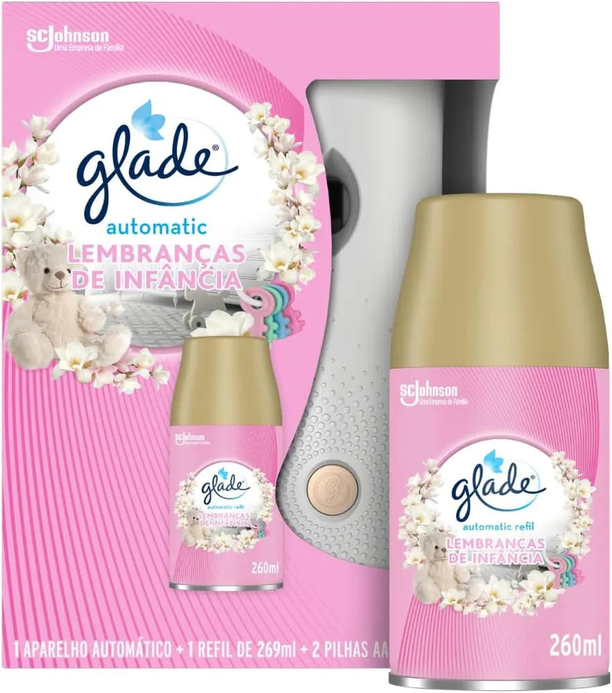 Glade Aromatizador Automático Lembranças de Infância - Aparelho + Refil 269ml
