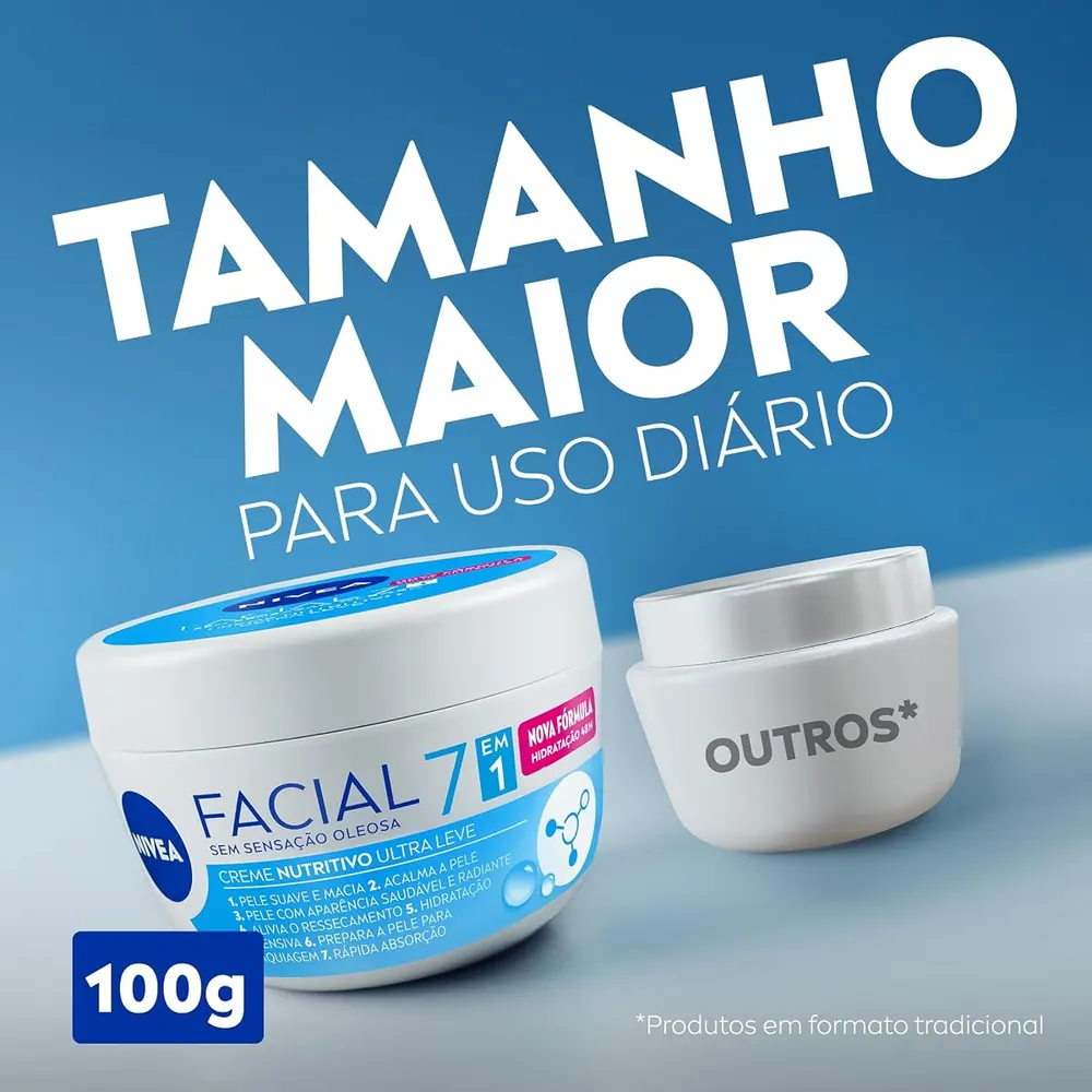 NIVEA Creme Facial Nutritivo 7 em 1 100g