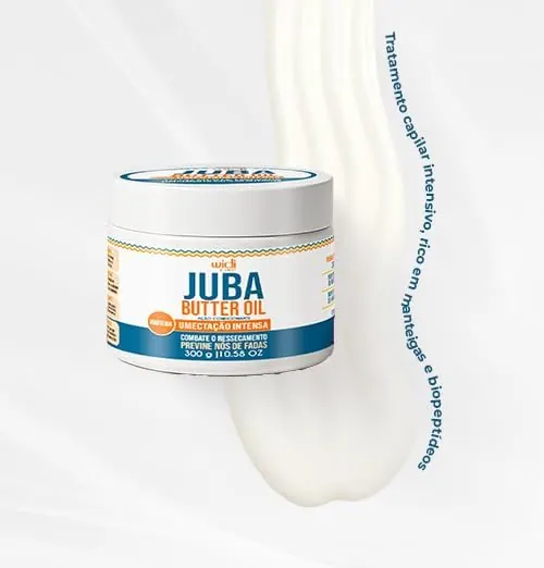 Widi Care Máscara Juba Butter Oil Umectação Intensa 300g