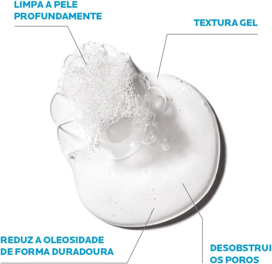 La Roche-Posay Effaclar Gel Concentrado Gel de Limpeza Facial - Refil 240g
