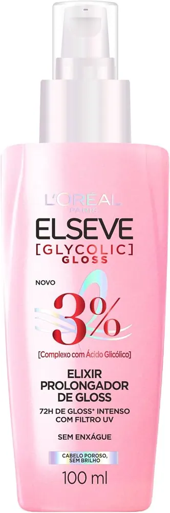 L'Oréal Paris Elseve Glycolic Gloss Sérum Finalizador Antiporosidade 100ml
