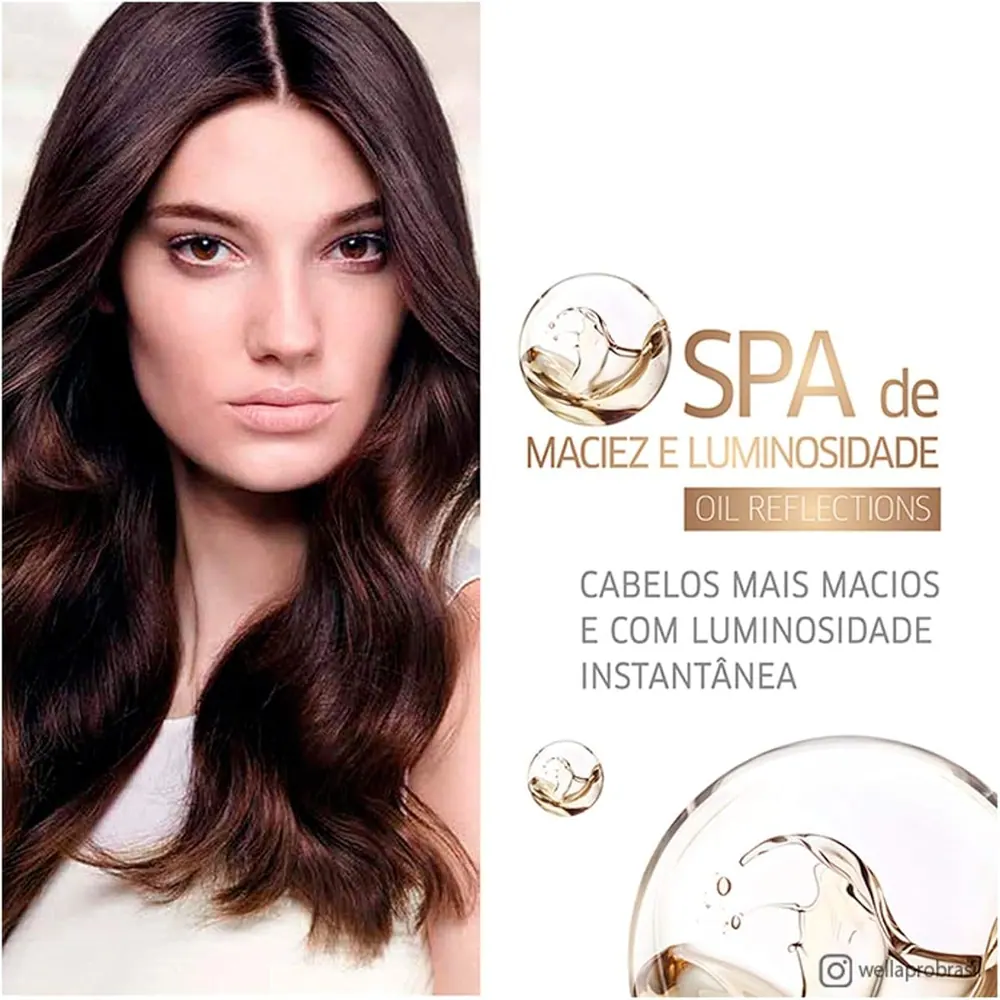 Wella Professionals Oil Reflections Máscara Capilar Luminous Reboost 500ml