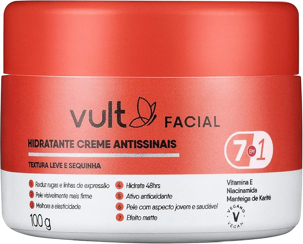 Vult Creme Facial Antissinais 100g
