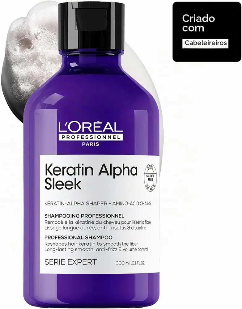 L'Oréal Professionnel Keratin Alpha Sleek Shampoo 300ml
