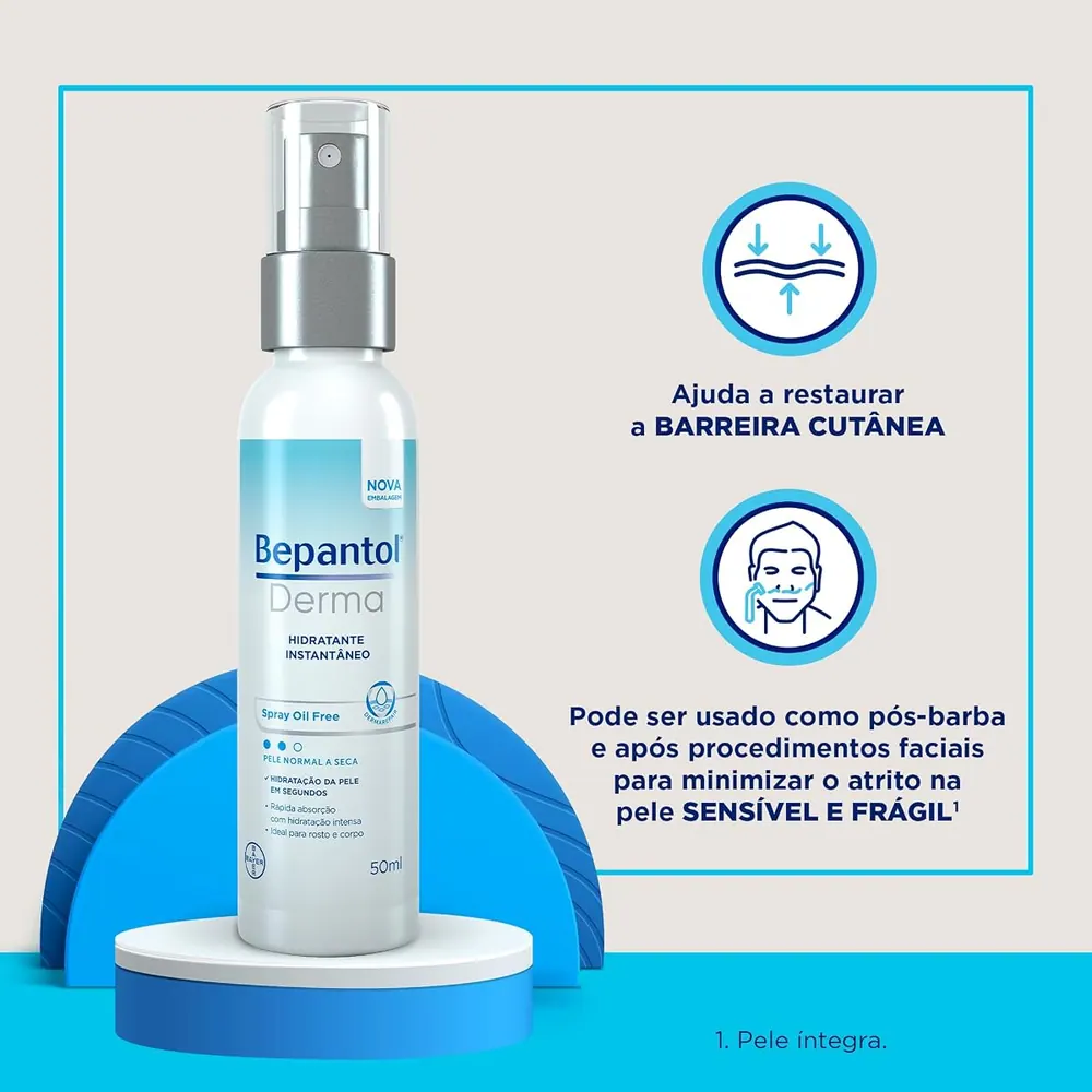 Bepantol Derma Spray Hidratante Corporal e Facial 50ml