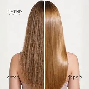 Antes e depois do uso da máscara