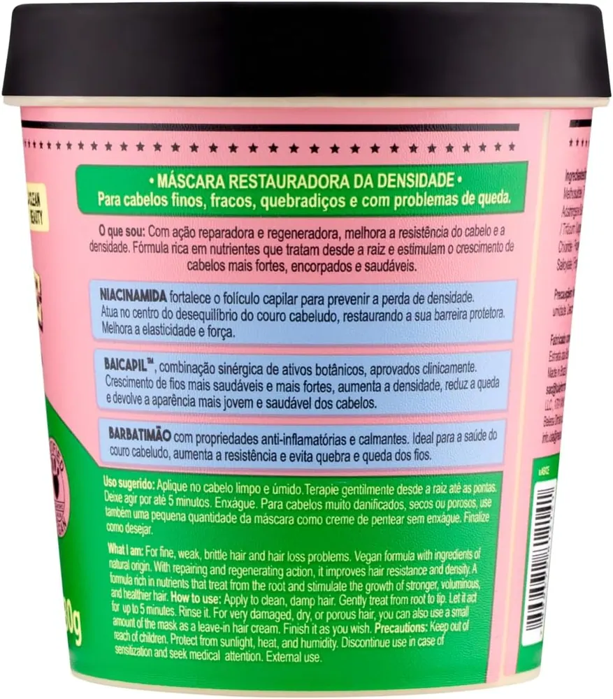 Lola Cosmetics Densidade Máscara Capilar 230g