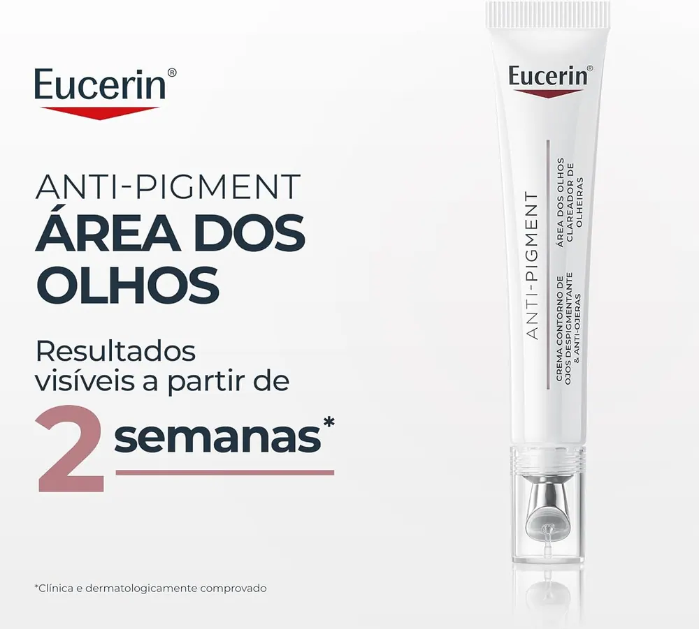 Eucerin Anti-Pigment Creme Área dos Olhos Clareador de Olheiras 15ml