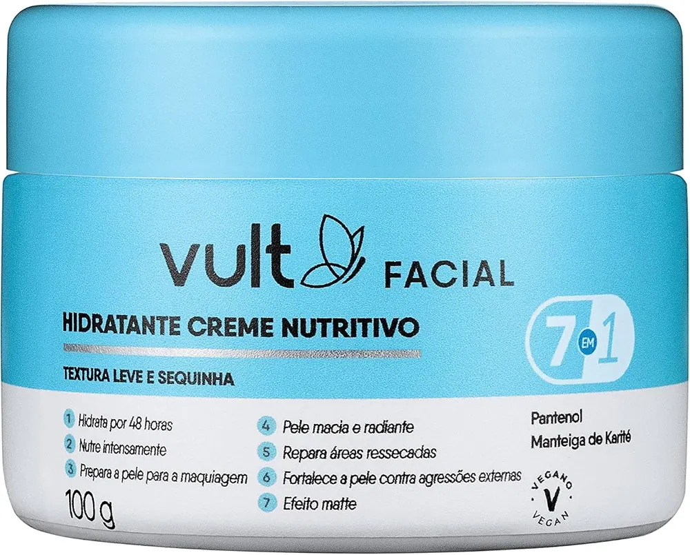 Vult Facial Hidratante Creme Nutritivo 7 em 1 100g