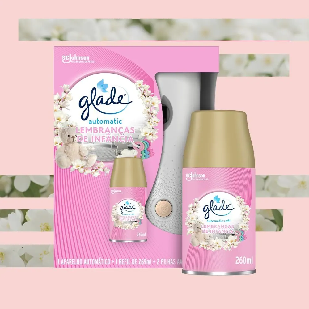 Glade Aromatizador Automático Lembranças de Infância - Aparelho + Refil 269ml