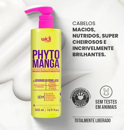 Widi Care Creme Ativador de Curvaturas PhytoManga Efeito Leve 500ml