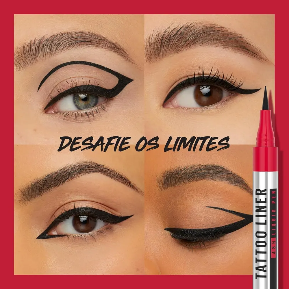 Maybelline NY Tattoo Liner Caneta Delineadora à Prova D'água Preto 1g