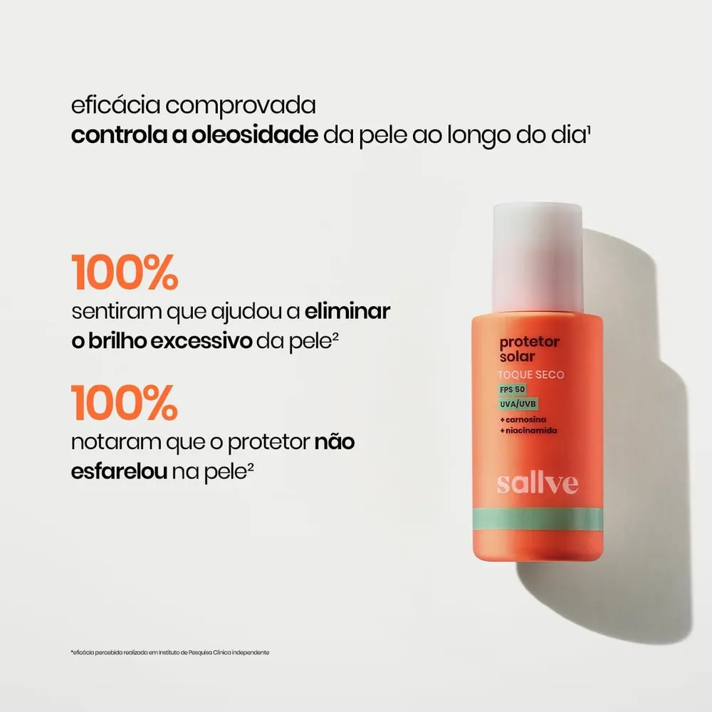 Sallve Protetor Solar Toque Seco FPS 50