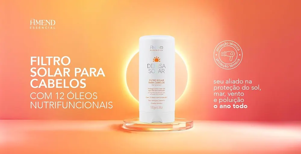 Amend Essencial Defesa Solar Protetor Capilar Leave-In 180g