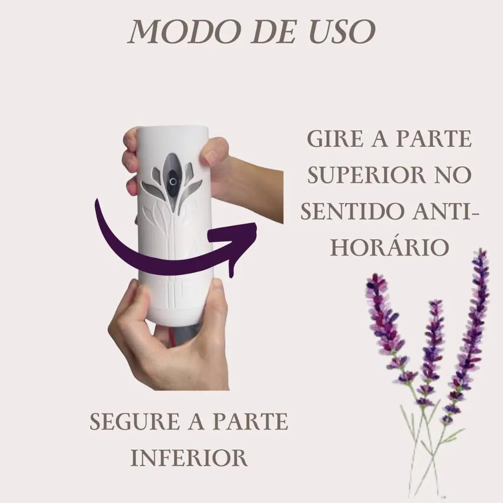 Bom Ar Freshmatic Aromatizador Automático Campos de Lavanda - Aparelho + Refil 250ml