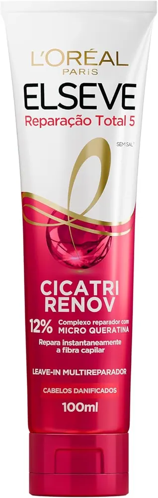L'Oréal Paris Elseve Reparação Total 5 Cicatri Renov Leave-in 100ml