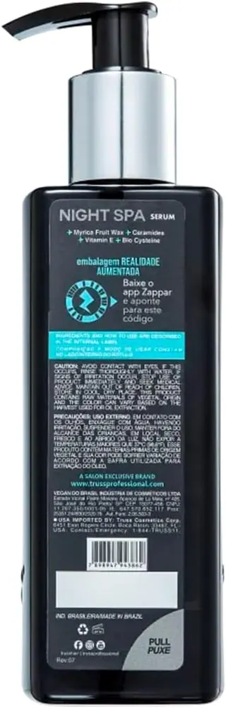 Truss Night Spa Sérum Capilar Noturno 250ml