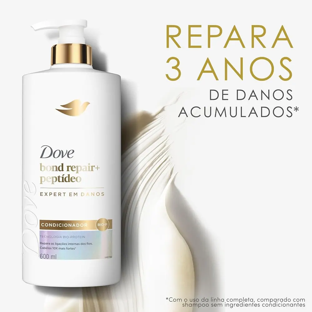 Dove Condicionador Bond Intense Repair + Peptídeo 600ml