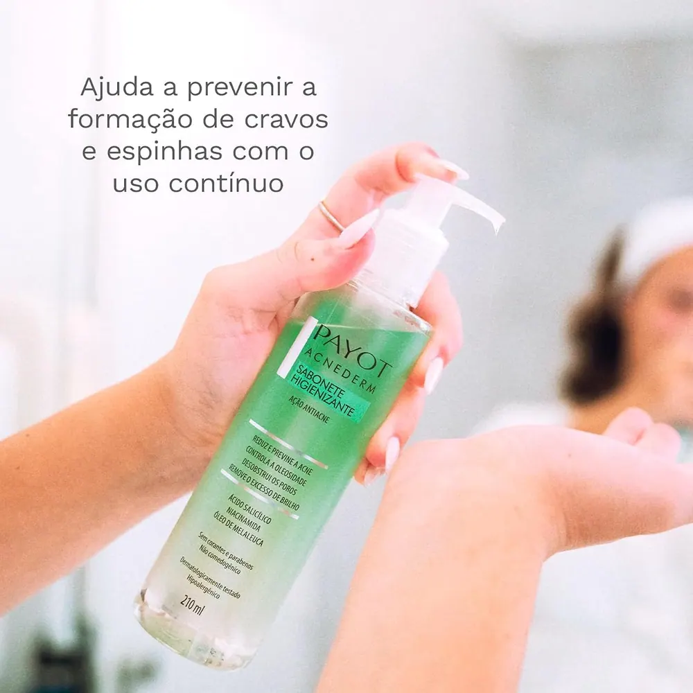 Payot Acnederm Sabonete Higienizante Facial 210ml