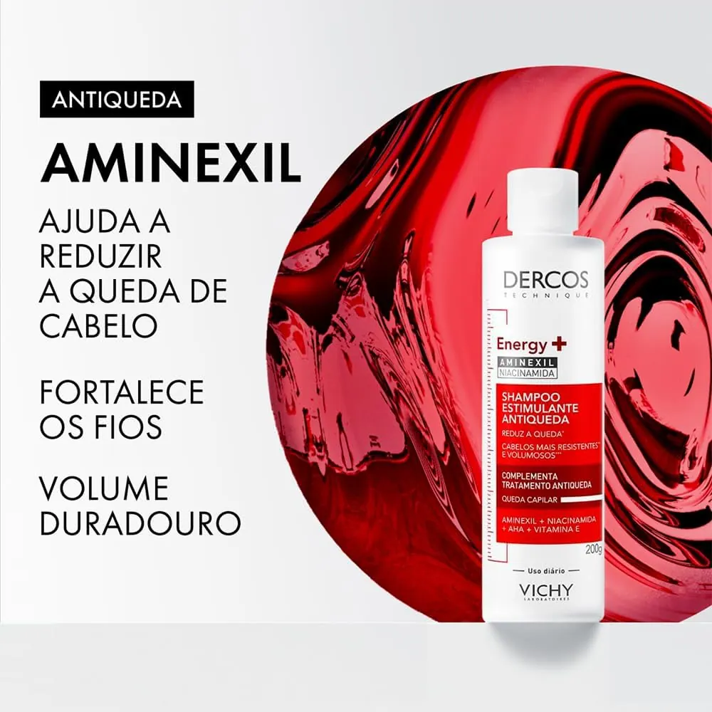 Vichy Dercos Energy+ Shampoo Estimulante com Aminexil 400g