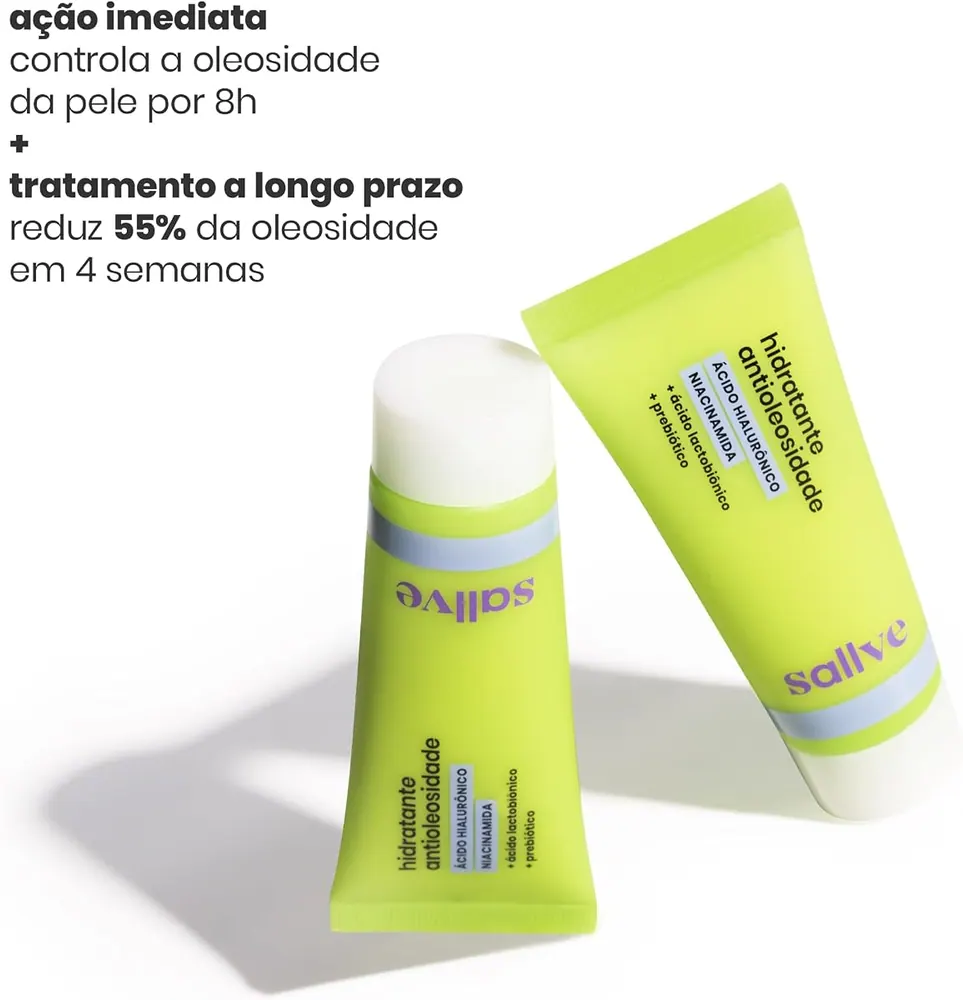 Sallve Hidratante Facial Antioleosidade 40g