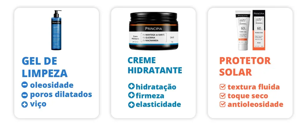 Principia Kit Rotina Essencial GL-02 + CH-01 + PS-01 FPS 60 - imagem 2