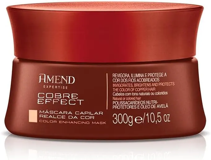 Amend Cobre Effect Máscara Realce da Cor para Cabelos Acobreados 300g