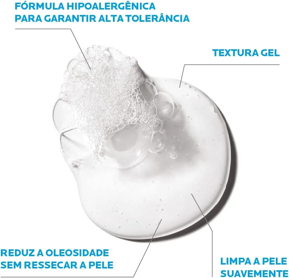 La Roche-Posay Effaclar Alta Tolerância Gel de Limpeza Facial - Refil 240g