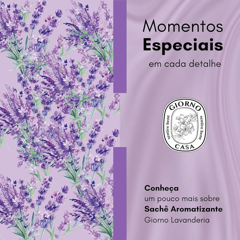 Giorno Casa Sachê Perfumado Lavanda 15g
