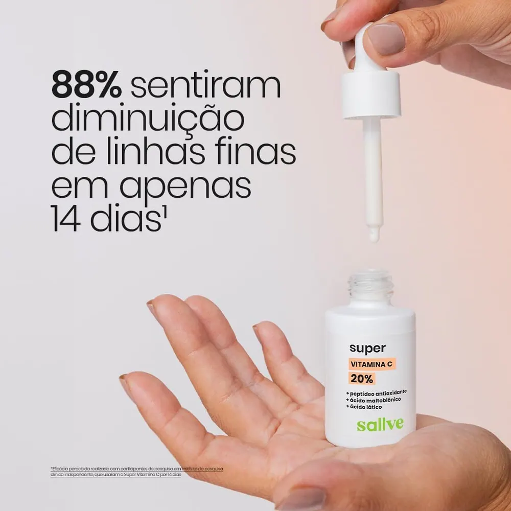 Sallve Super Vitamina C 20% Sérum Antioxidante 30ml