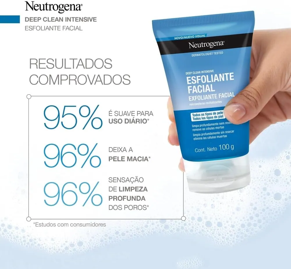 Neutrogena Deep Clean Intensive Gel Esfoliante Facial 100g