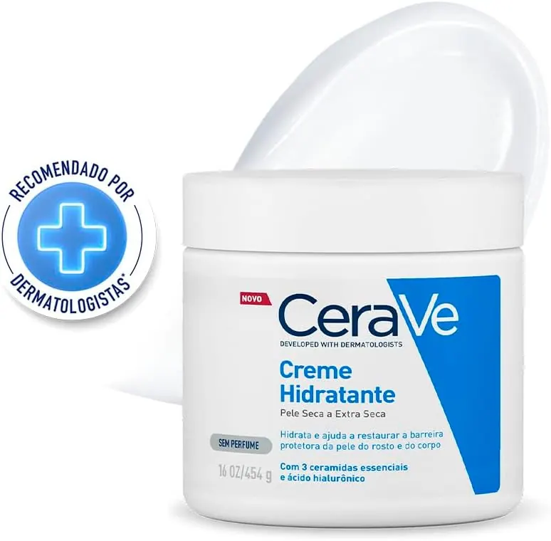 CeraVe Creme Hidratante Corporal Pele Seca a Extra Seca 453g