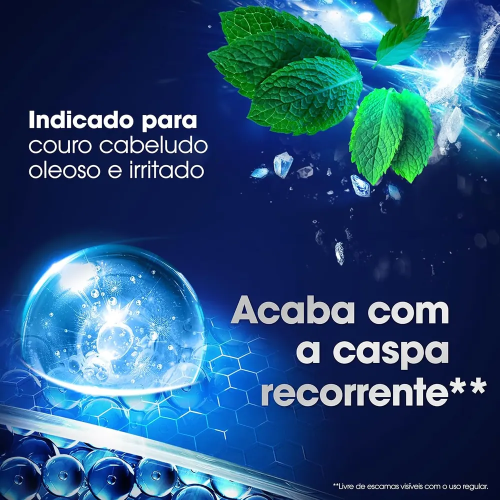 Clear Men Shampoo Anticaspa Ice Cool Menthol 400ml