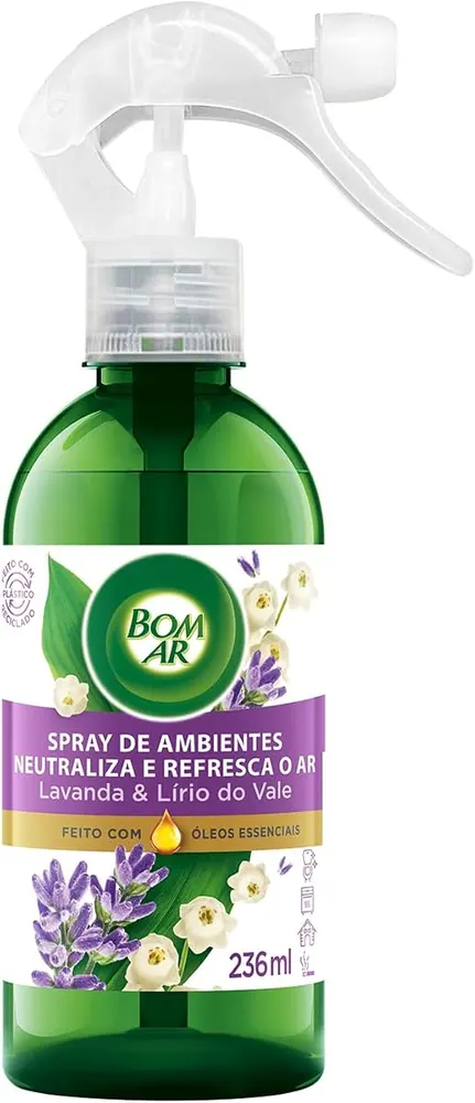 Bom Ar Spray de Ambientes Lavanda 236ml