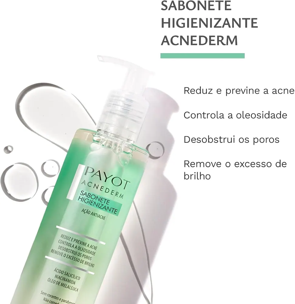 Payot Acnederm Sabonete Higienizante Facial 210ml