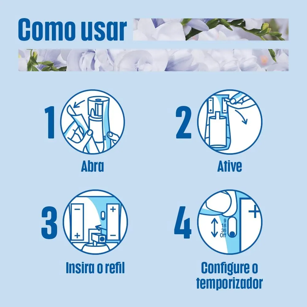 Glade Aromatizador Automático Toque de Maciez - Aparelho + Refil 269ml