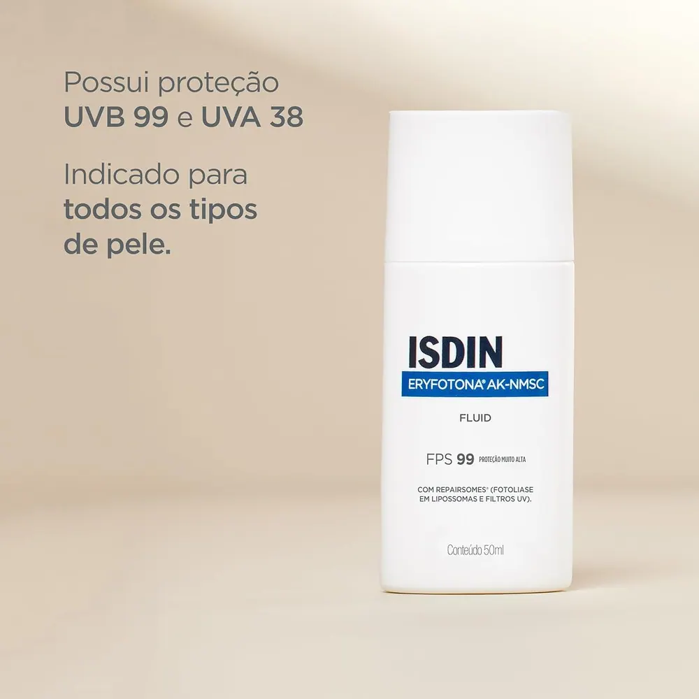 ISDIN Eryfotona Protetor Solar Facial Fluido FPS 99 50ml