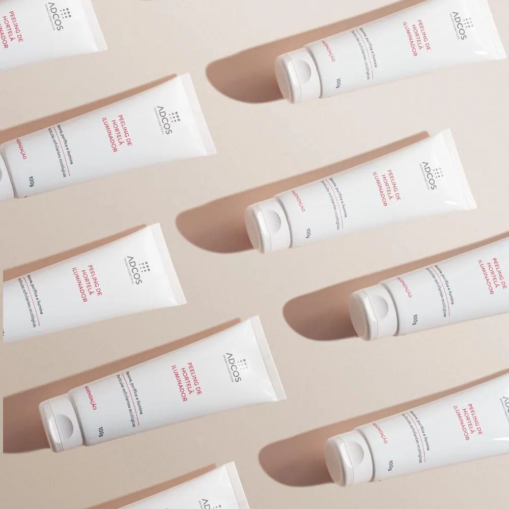 Adcos Peeling de Hortelã Iluminador Esfoliante Facial