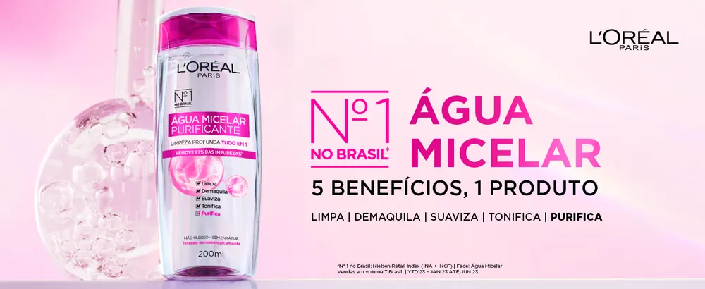 Água Micelar 5 em 1 L'Oréal Paris