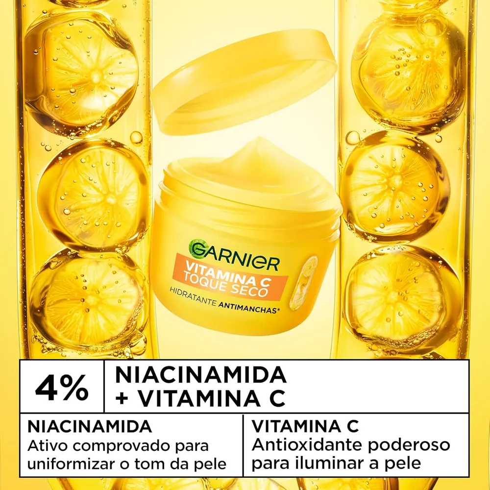Garnier Hidratante Facial Uniform & Matte Toque Seco 85g