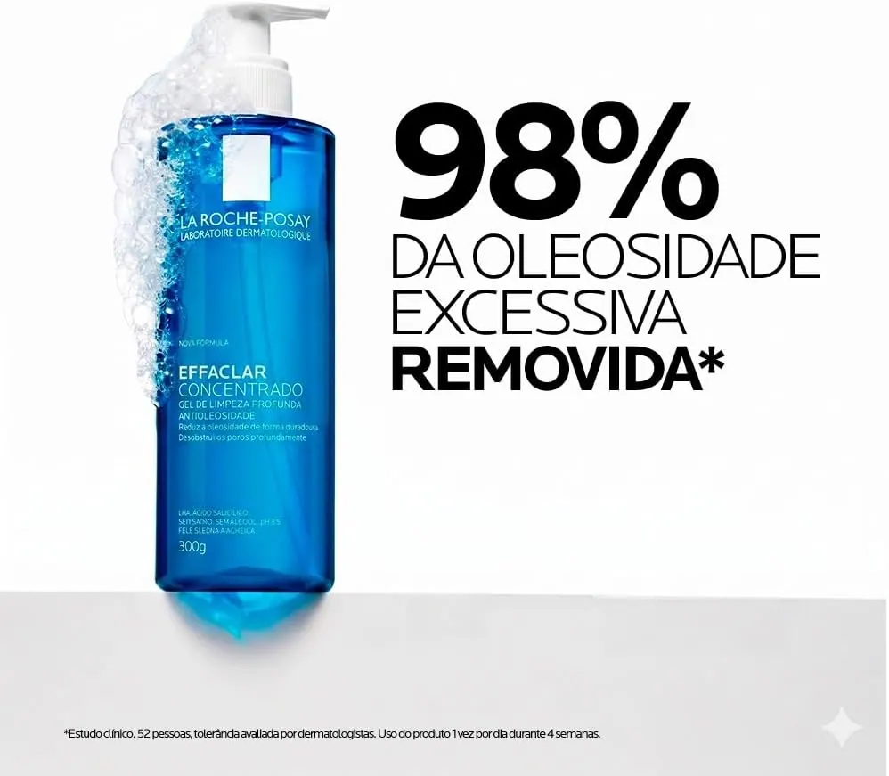 La Roche-Posay Effaclar Gel Concentrado de Limpeza Facial 300ml