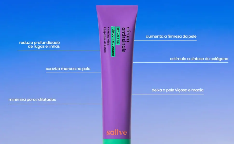 Resultados e uso do sérum Sallve