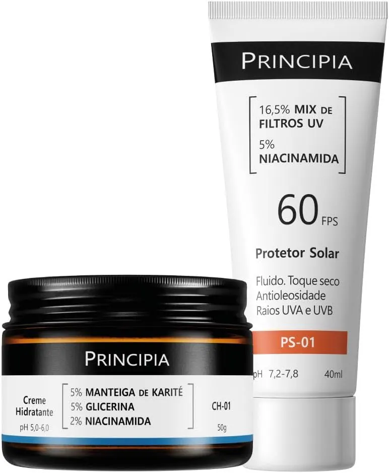 Principia Kit Hidratação e Proteção CH-01 + PS-01 FPS 60