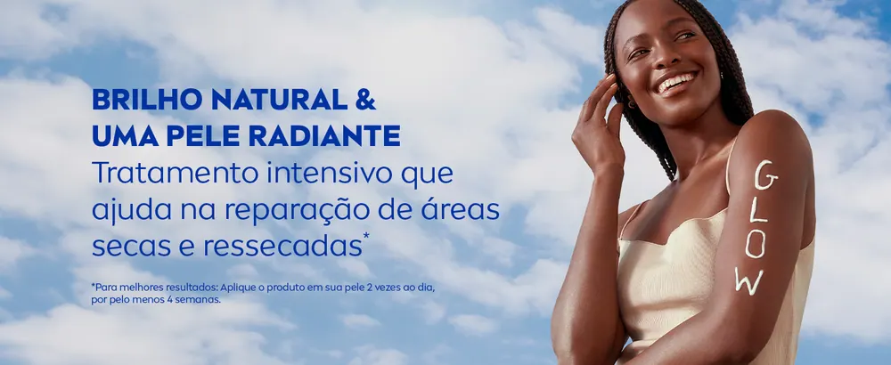 Brilho natural e cuidado com as áreas ressecadas