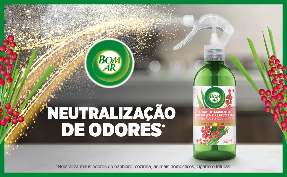 Bom Ar Refil Pimenta Rosa e Capim Limão