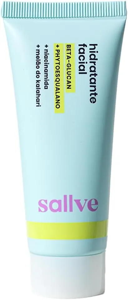 Sallve Hidratante Facial Beta-Glucan e Niacinamida 40g